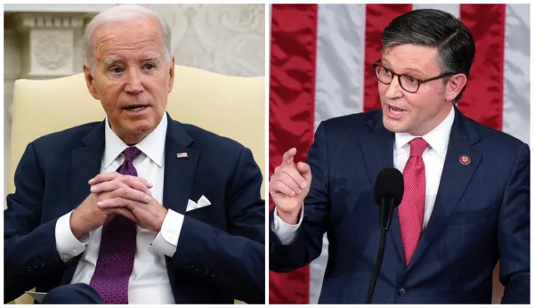 Biden congratulates Johnson on speakership and vows to ‘govern across the aisle’