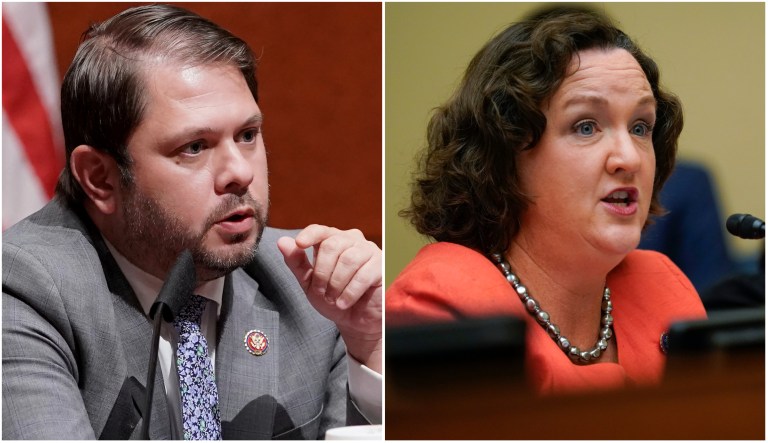 Reps. Ruben Gallego (D-AZ) and Katie Porter (D-CA)