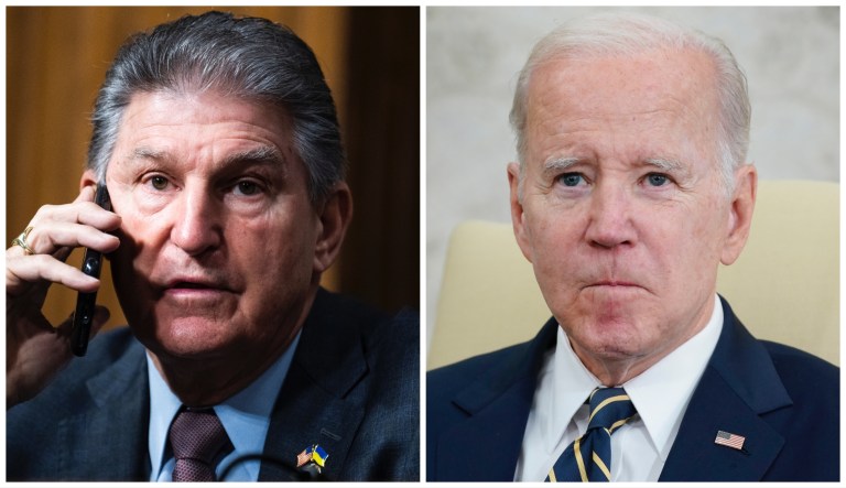 Joe Manchin and Joe Biden.