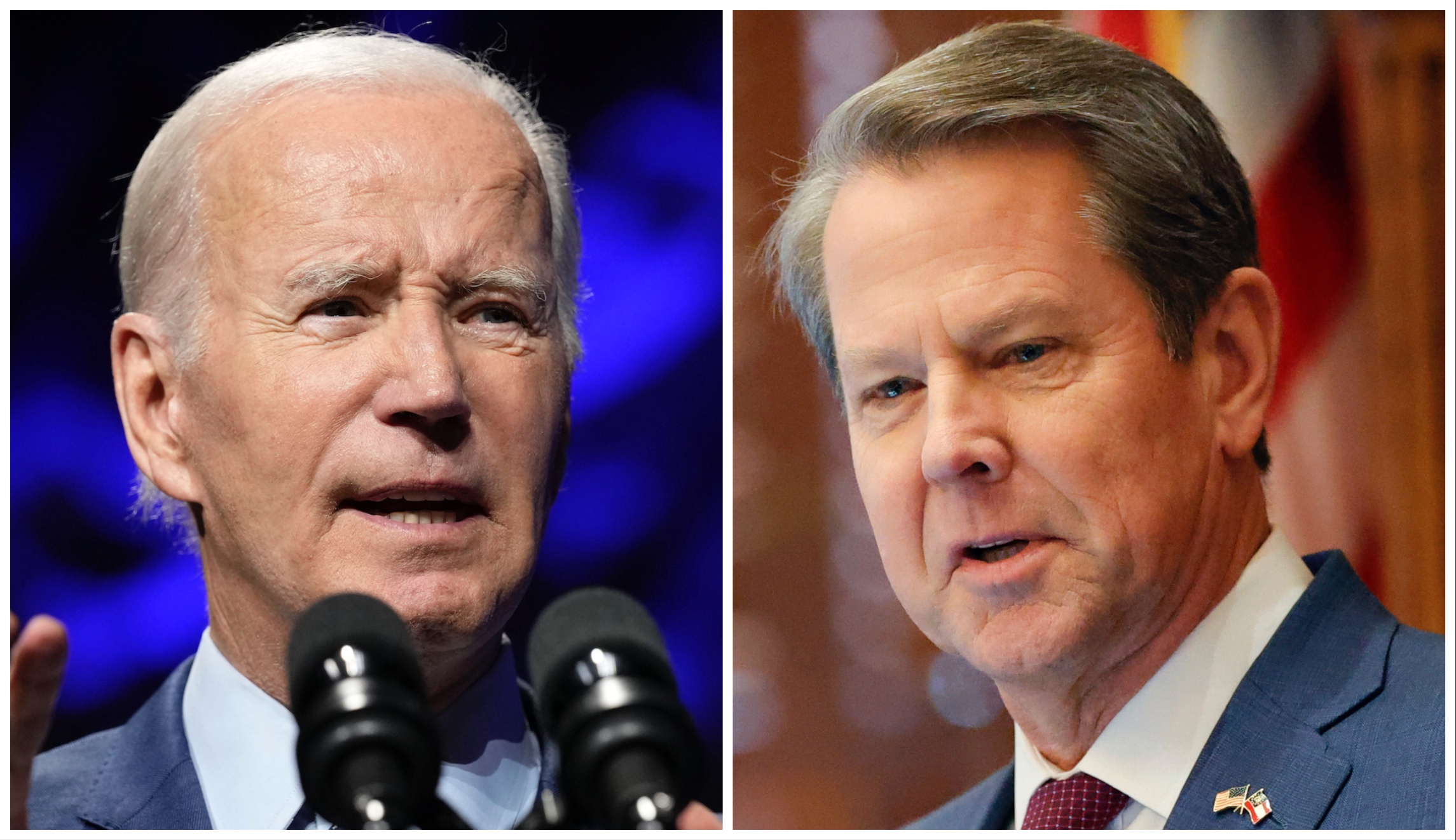 Gov. Brian Kemp accuses Biden of taking credit for Georgia’s success in speech at EV battery manufacturer