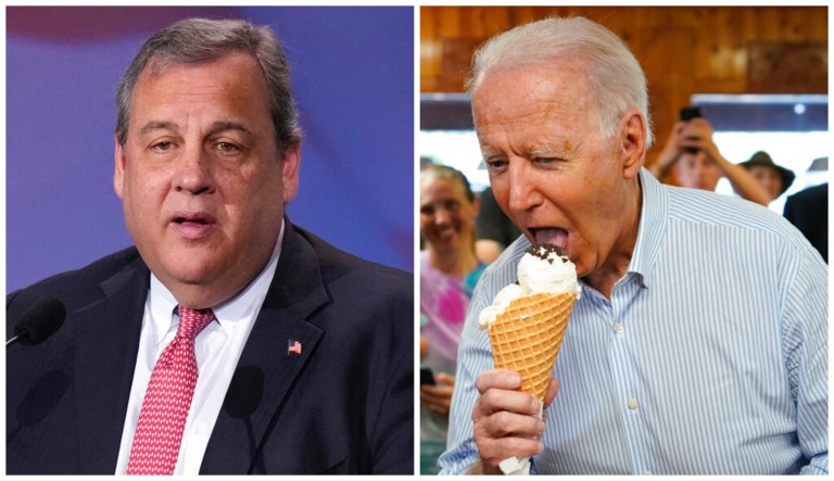 Chris Christie and Joe Biden.