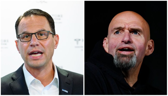 State Attorney General Josh Shapiro (D-PA) and Lt. Gov. John Fetterman (D-PA)