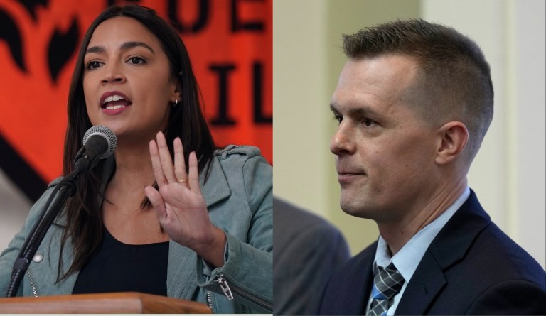 AOC praise for Golden’s flip-flop on assault weapon ban could hurt in district Trump won