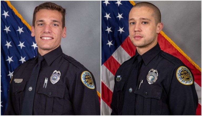 Metropolitan Nashville Police Department Officers Rex Englebert and Michael Collazo