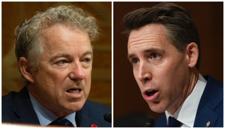 Rand Paul and Josh Hawley.