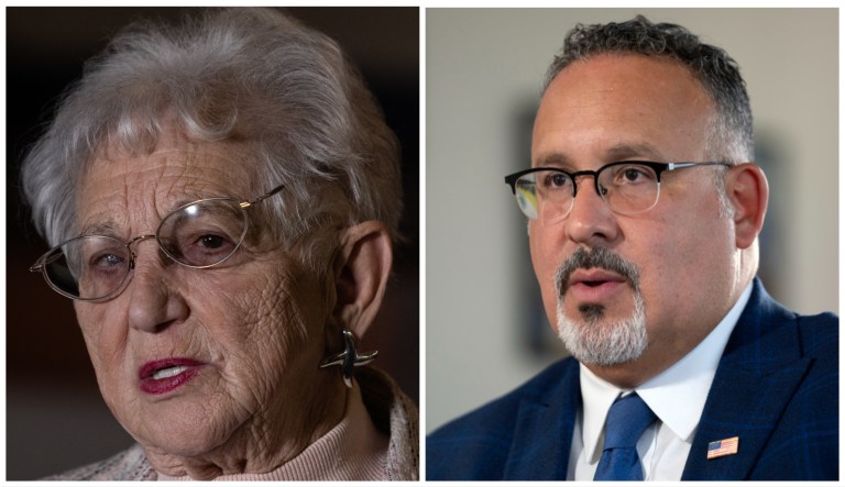 Rep. Virginia Foxx and Secretary Miguel Cardona
