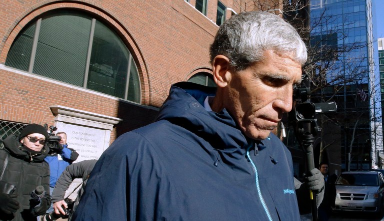William "Rick" Singer founder of the Edge College & Career Network, departs federal court in Boston on Tuesday, March 12, 2019, after he pleaded guilty to charges in a nationwide college admissions bribery scandal.