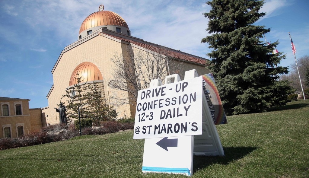 Churches hold drive-in services during coronavirus pandemic