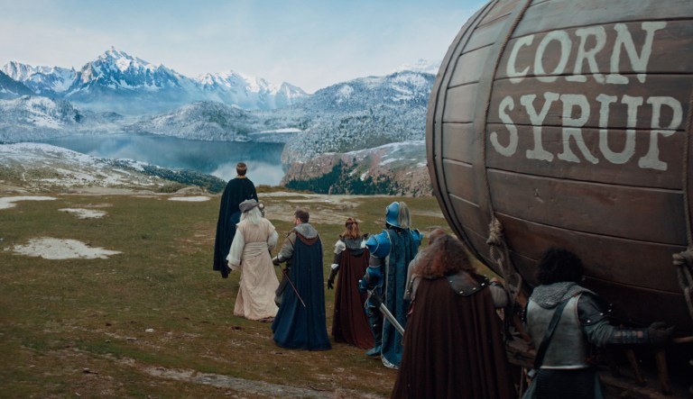 This undated image provided by Anheuser-Busch shows a scene from the company's Bud Light 2019 Super Bowl NFL football spot. 