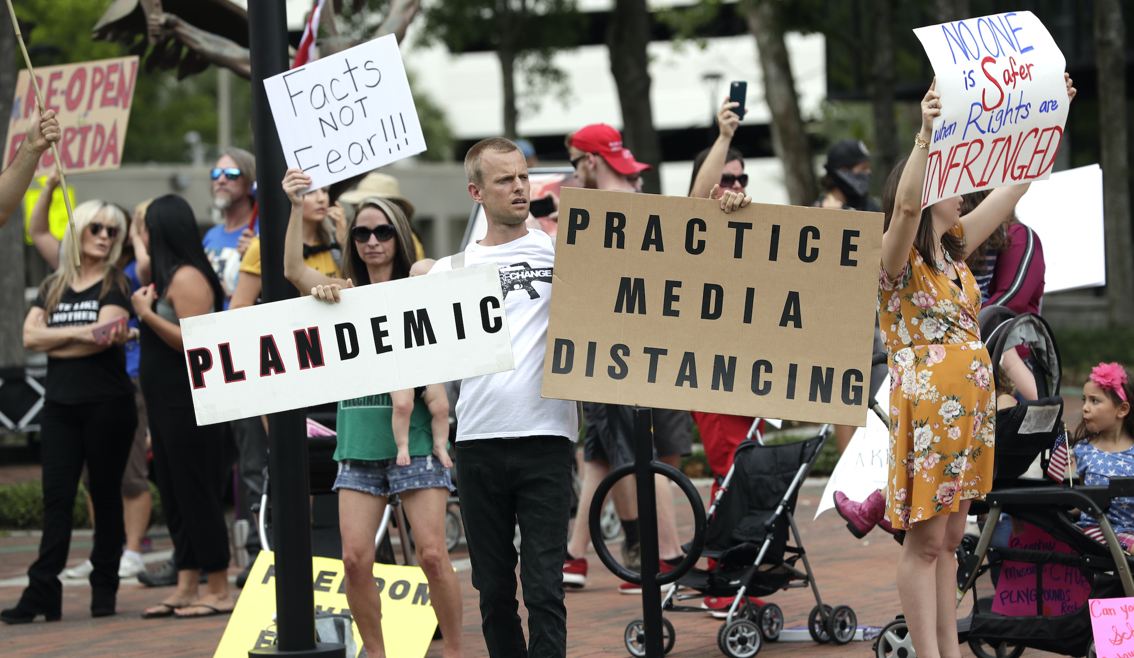 Coronavirus protests show need for plan to reopen society