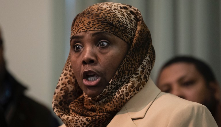 In this Dec. 19, 2018 photo,  Movita Johnson-Harrell, a supervisor for the Victim Witness Services unit, speaks with members of the media during a news conference in Philadelphia.  Johnson-Harrell, a state House representative from Philadelphia, won a special election in March 2019 and is facing charges after prosecutors accused her of enriching herself by stealing money from a non-profit organization she founded to serve the mentally ill and poor who were fighting addiction. The charges were filed Wednesday, Dec. 4, 2019, by Pennsylvania Attorney General Josh Shapiro's office.