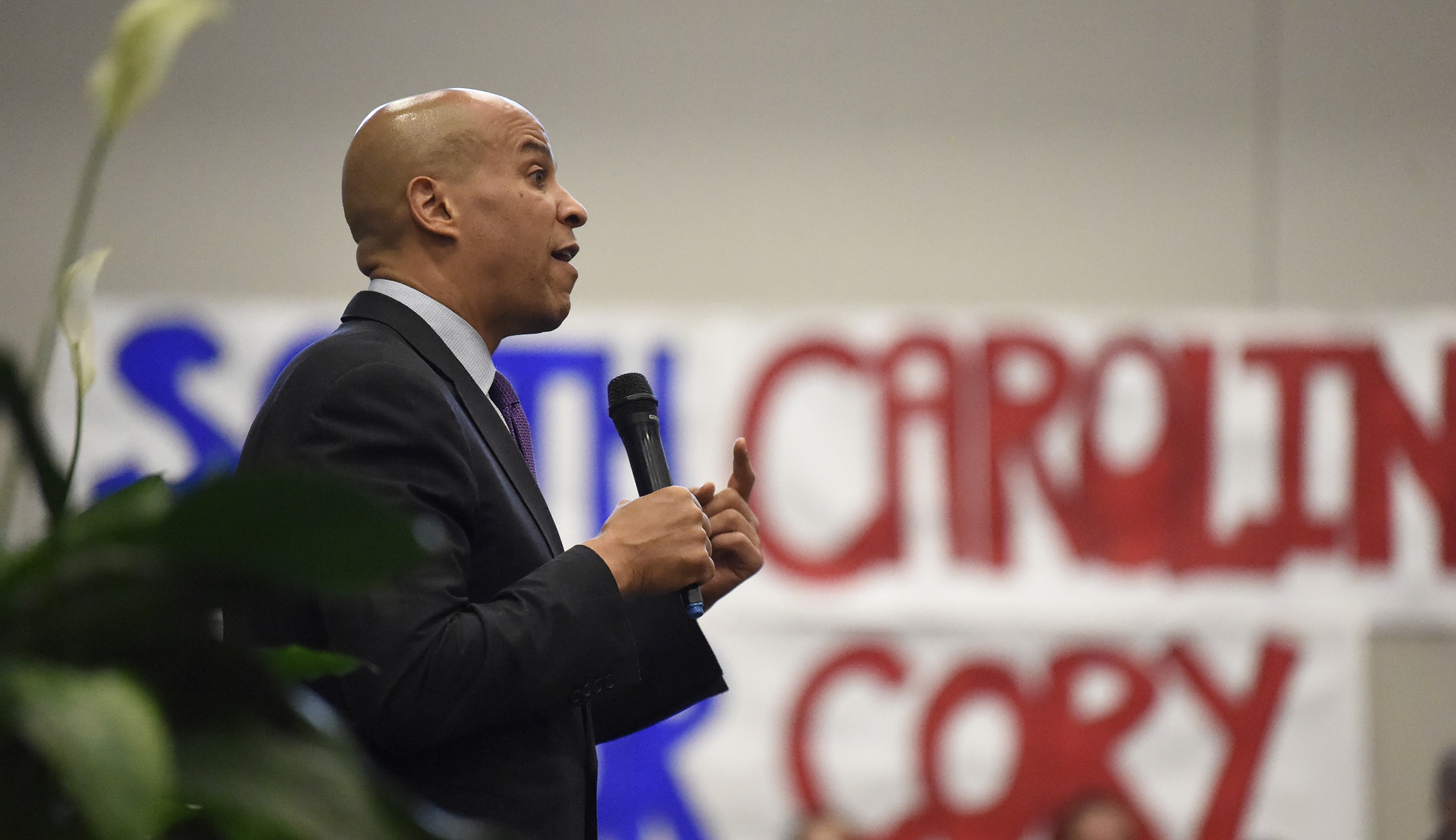 Cory Booker at Charleston church shooting site: Trump sowed El Paso killer’s hate