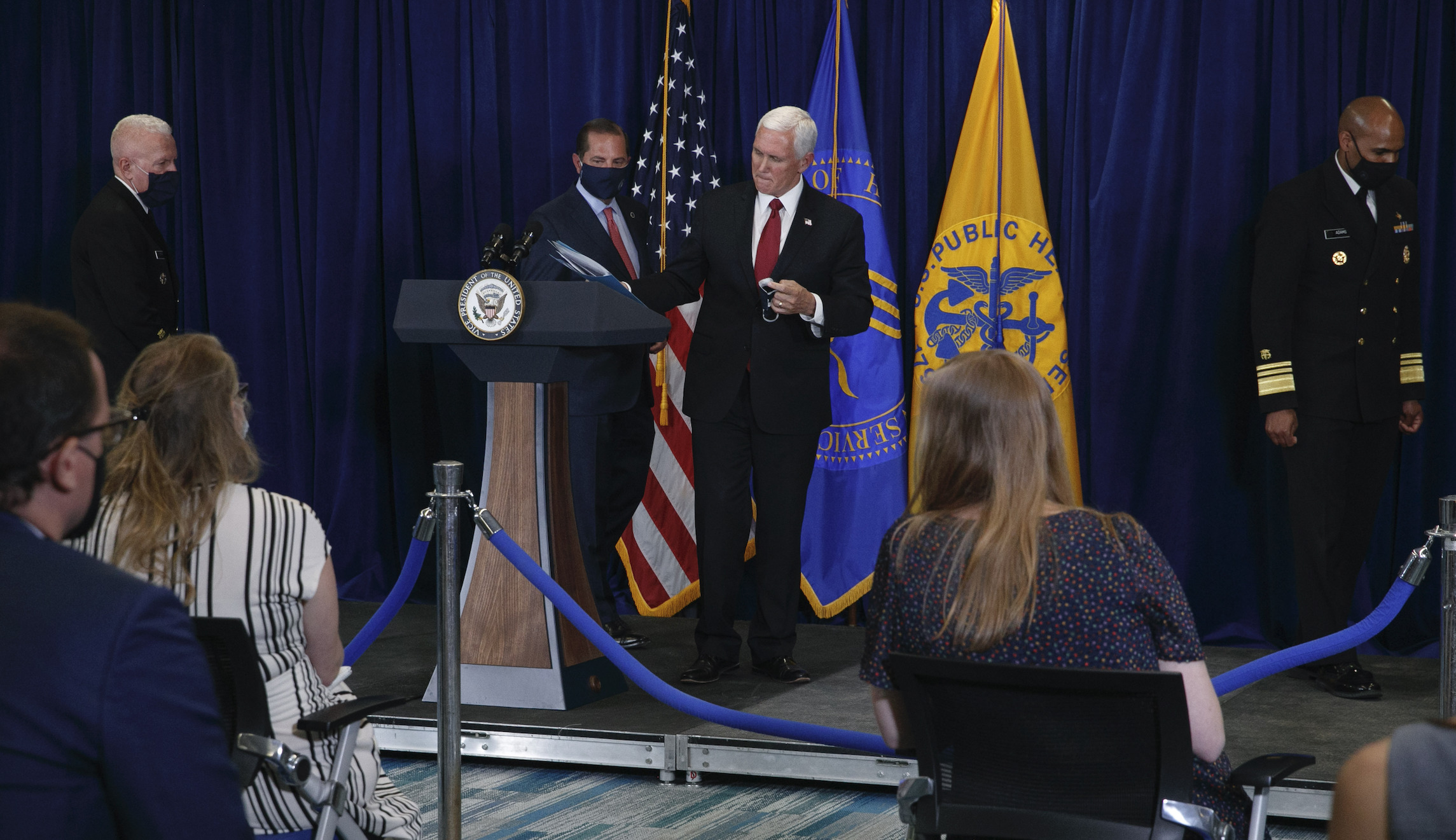 Republicans encourage masks as virus spreads in Sun Belt