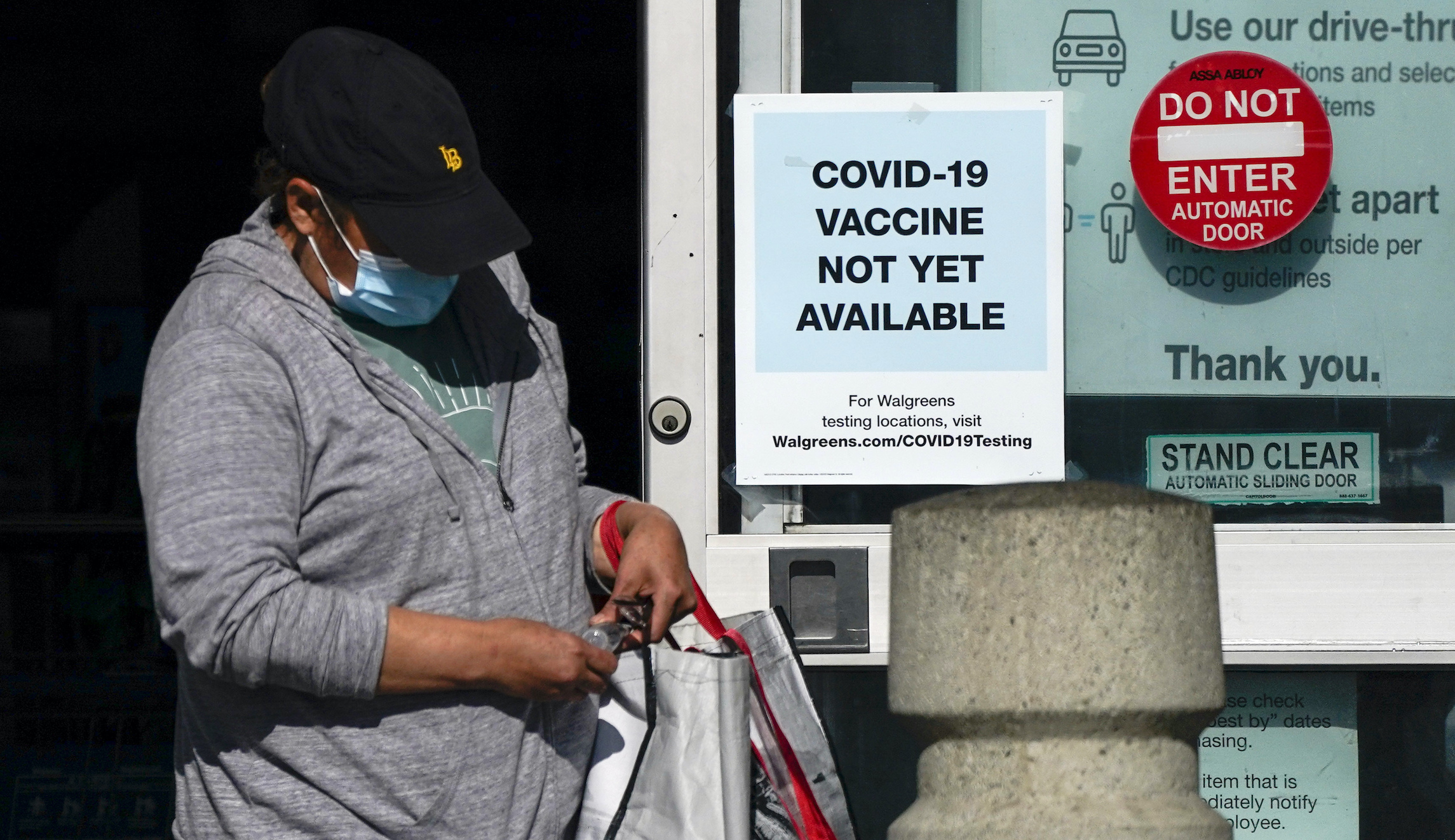 The vaccination rollout is underway