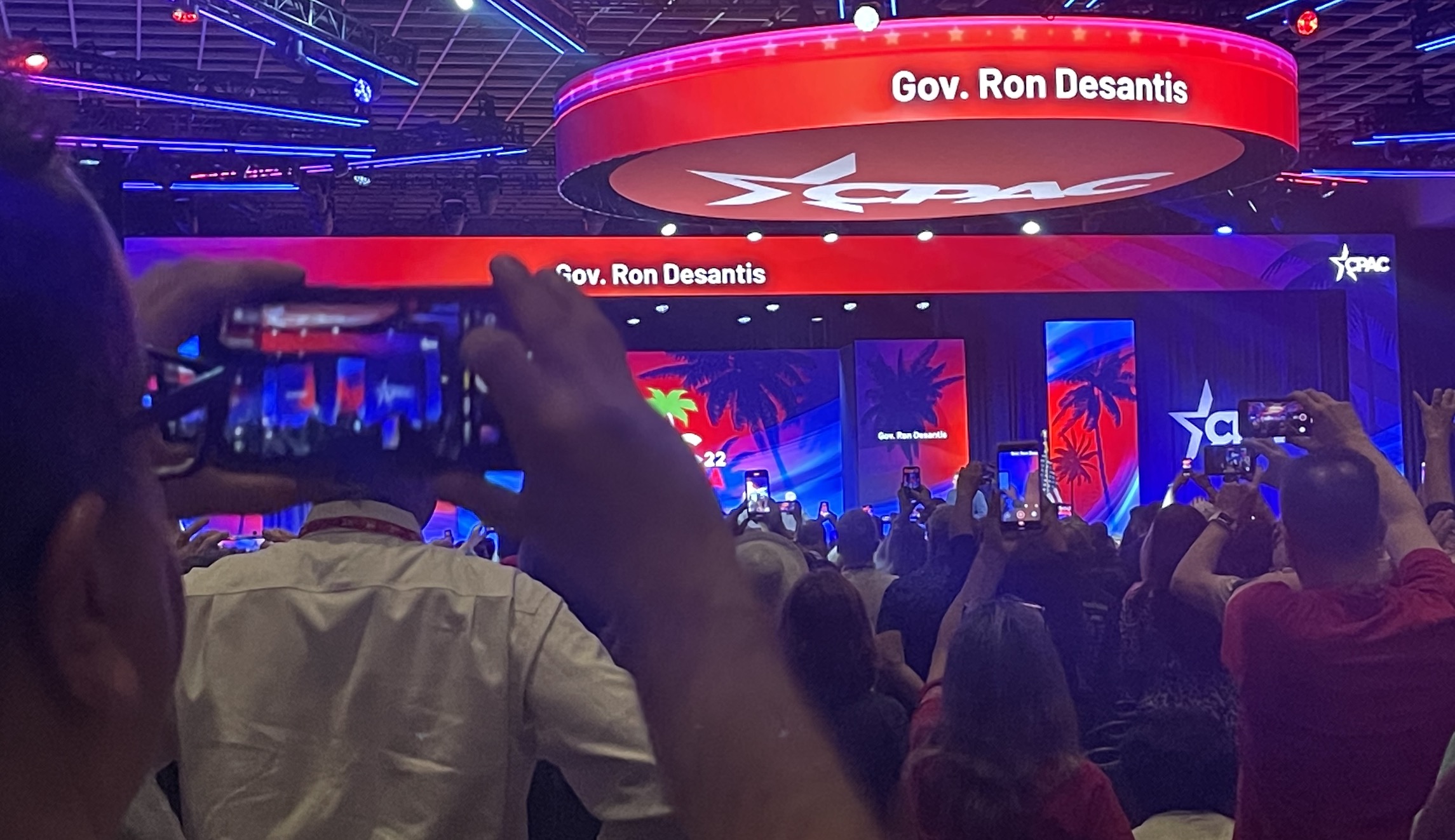 Ron DeSantis, star of CPAC Day One, defines his vision in campaign-style speech