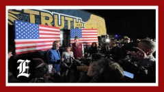 Ted Cruz and Glenn Youngkin answer questions with candidate Yesli Vega in Virginia