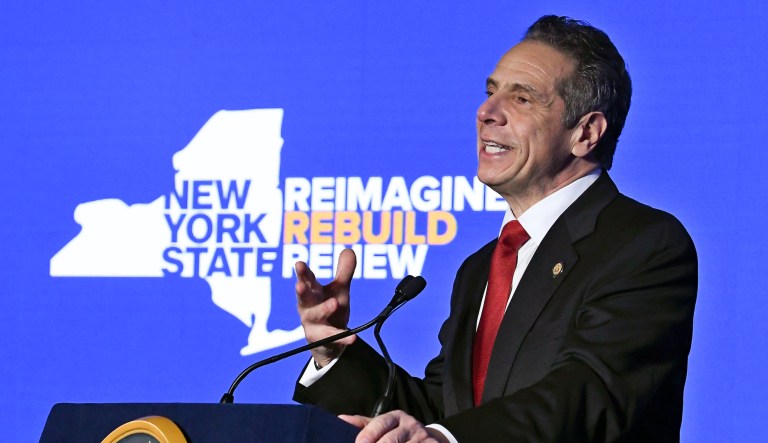 With Trump gone, tables finally turn on Cuomo