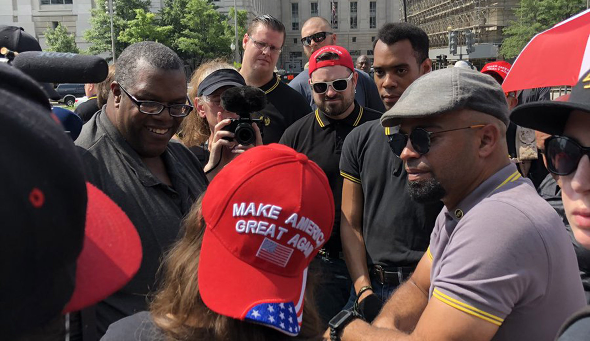 Police, Proud Boys, and antifa aim to keep the peace at dueling DC rallies after Portland ruckus