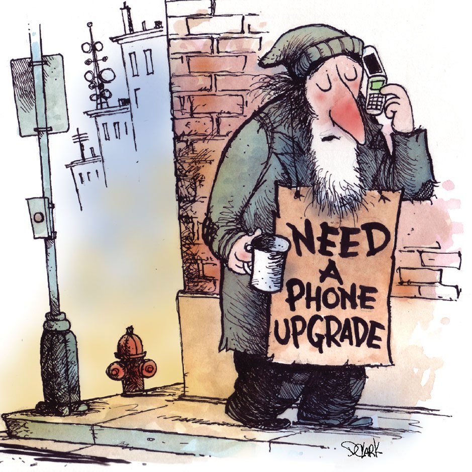Toting a Dumb Phone