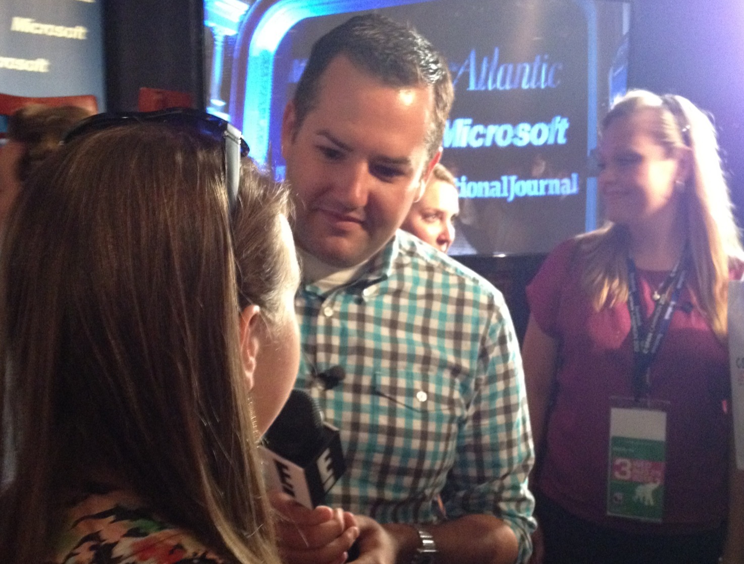 Ross Matthews tries to snag an interview with Chelsea Clinton