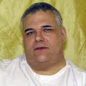   FILE - This undated file photo provided by the Ohio Dept. of Rehabilitation and Corrections shows death row inmate Ronald Post. Post, 53, is scheduled to be executed Jan. 16, 2013, for the 1983 shooting death of a hotel desk clerk. Post is trying to stave off execution, arguing that because of his obesity, an attempt to put him to death would amount to cruel and unusual punishment. (AP Photo/Ohio Dept. of Rehabilitation and Corrections, File)  