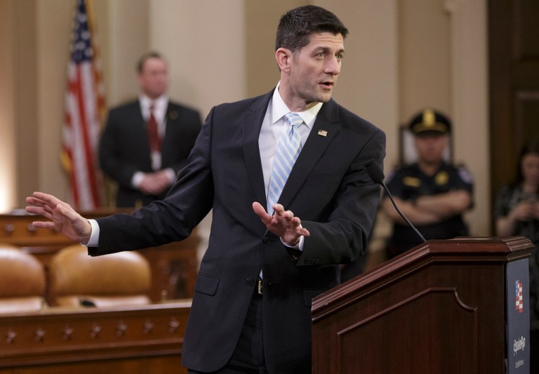 House Speaker Paul Ryan, R-Wis., will deliver remarks about 