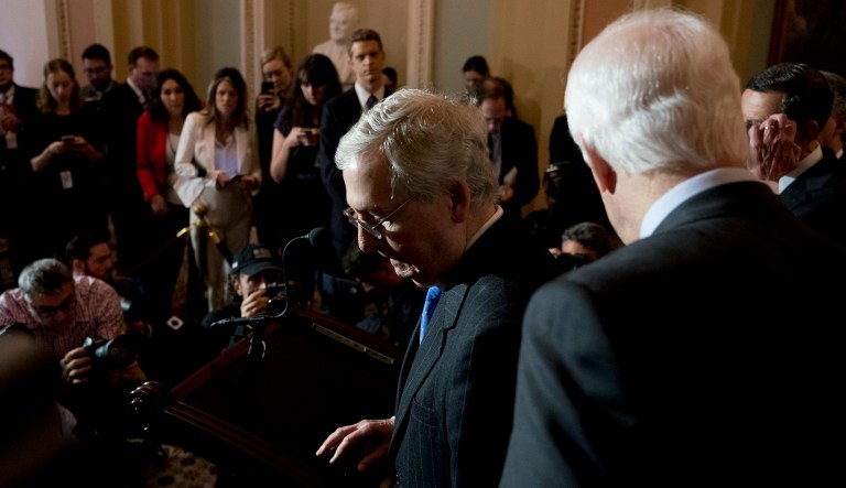 Congress may avoid a disruptive shutdown if members of the House of Representatives and the Senate produce a last-minute agreement by week's end. But the process by which Congress funds the government should be more open. (AP Photo/Andrew Harnik)