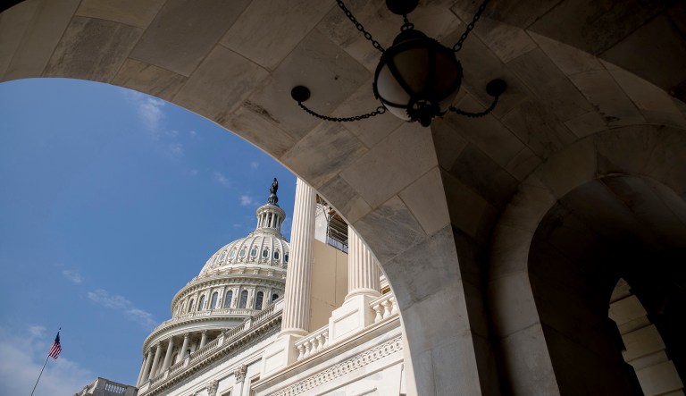 A political spat between President Trump and Democratic leadership in Congress has cast some doubt on whether a spending deal can be agreed upon in time to prevent a government shutdown. (AP Photo/Andrew Harnik)
