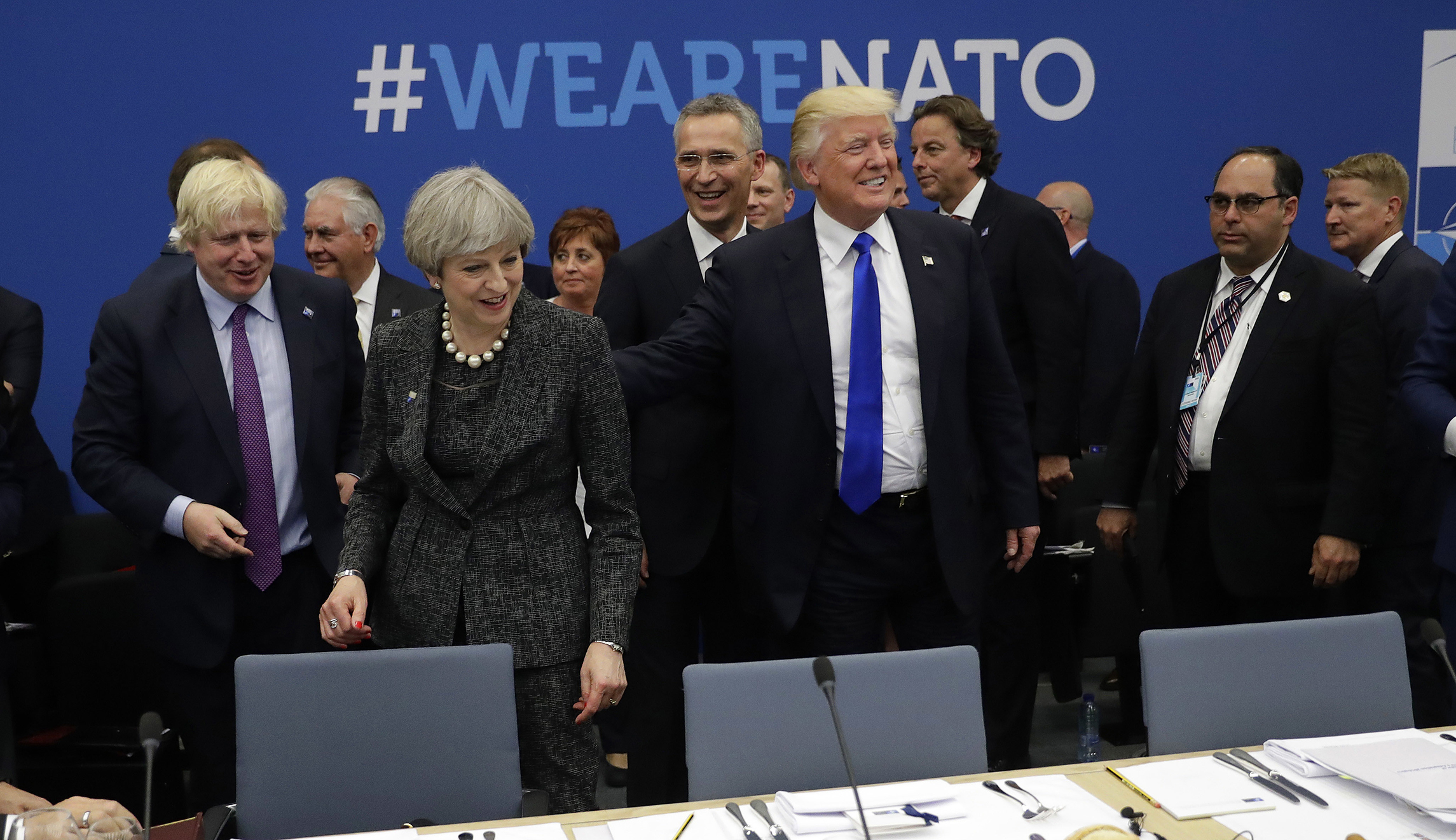 Brash Trump gets results in Europe