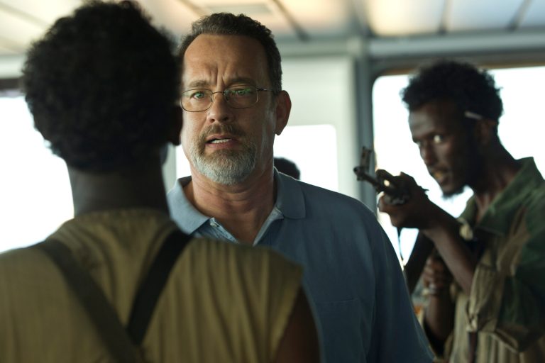 This film Image released by Sony-Columbia Pictures shows Tom Hanks, center, in a scene from 
