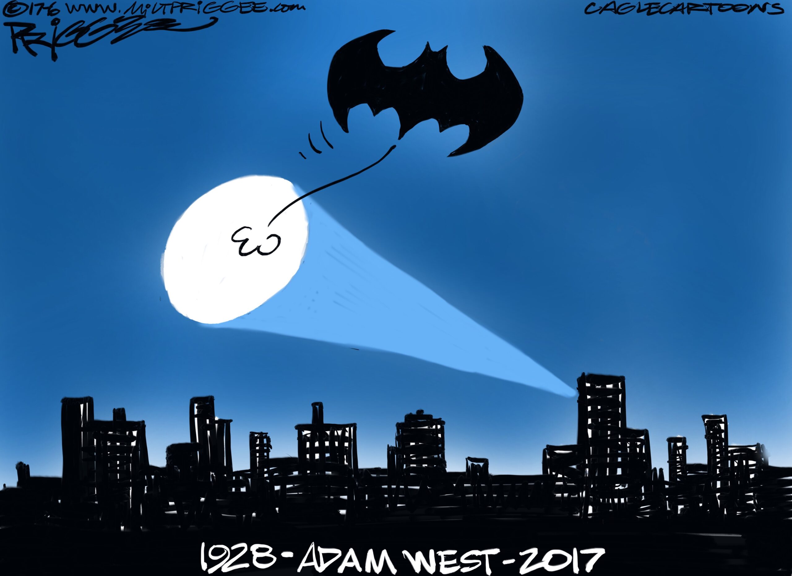 Editorial cartoon: R.I.P. Adam West