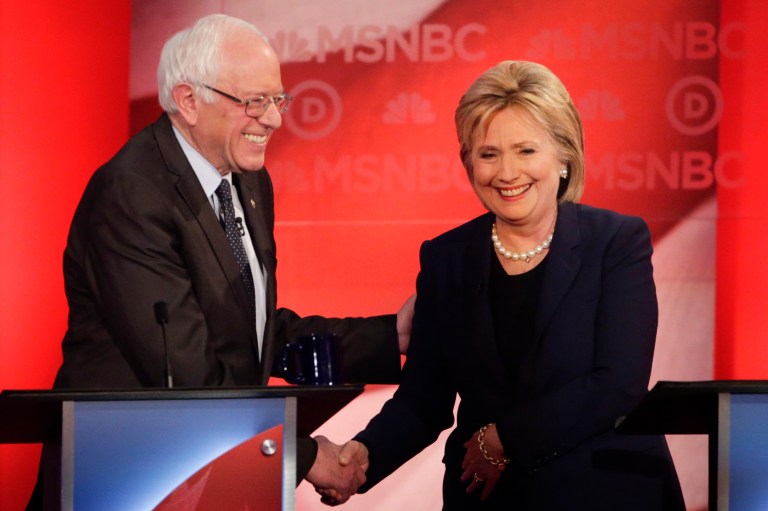 Bernie Sanders scooped up the four points Hillary Clinton lost, and that boosted him from last week's 27 percent to 31 percent in South Carolina. (AP Photo/David Goldman)