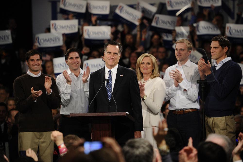 Romney wins big in N.H., Paul takes second