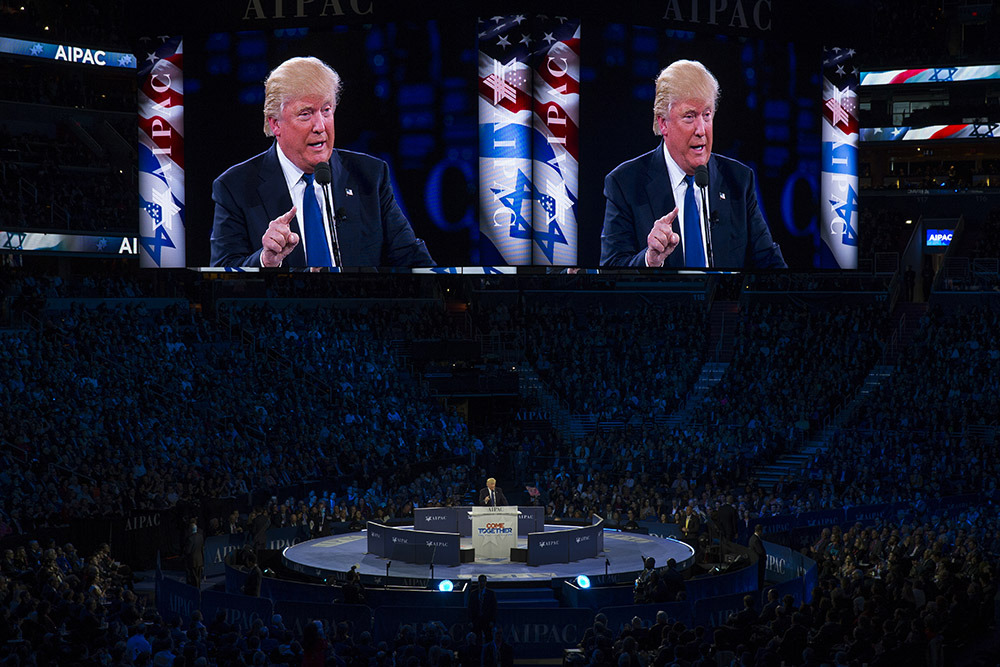 Trump comes to D.C. to try to be presidential