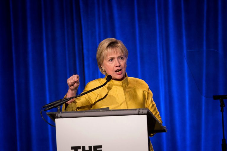 Former Secretary of State Hillary Clinton's pastoral adviser compared her possible return to politics to Jesus' resurrection in a message after she lost the presidential election. (AP Photo/Kevin Hagen)
