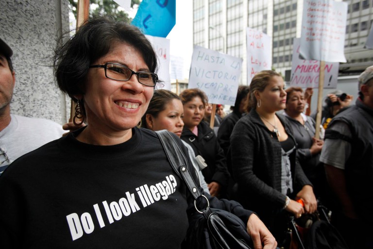 But Sean Spicer suggests Trump is not going to deport children. (AP Photo/Paul Sakuma)