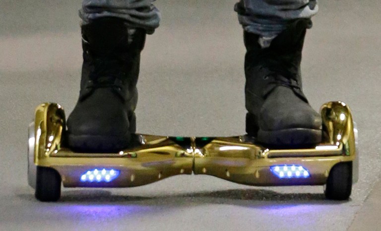 Agency warns self-balancing scooters may not meet voluntary safety standards. (AP Photo/Elaine Thompson, File)