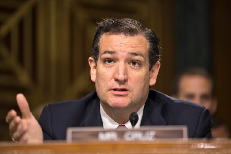 The Washington Examiner spent some time with Sen. Ted Cruz, R-Texas, at the offices of The Free Enterprise Institute to discuss his first six months in the Senate and the Republican Party's Hispanic dilemma.  (J. Scott Applewhite/AP)