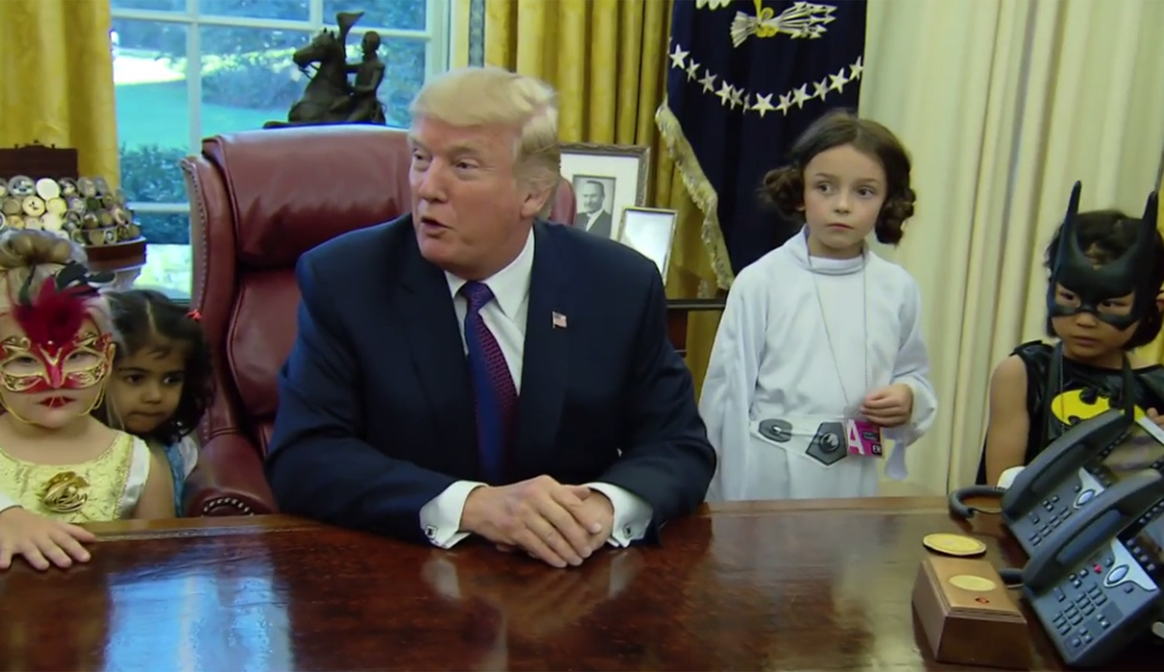 Trump: ‘I can’t believe the media produced such beautiful children’