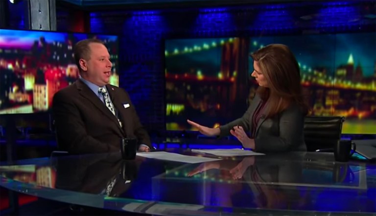 To host a possibly impaired guest who has nothing new to say is dirty pool. It is also contrary to the rules of responsible journalism. (Screenshot/YouTube)