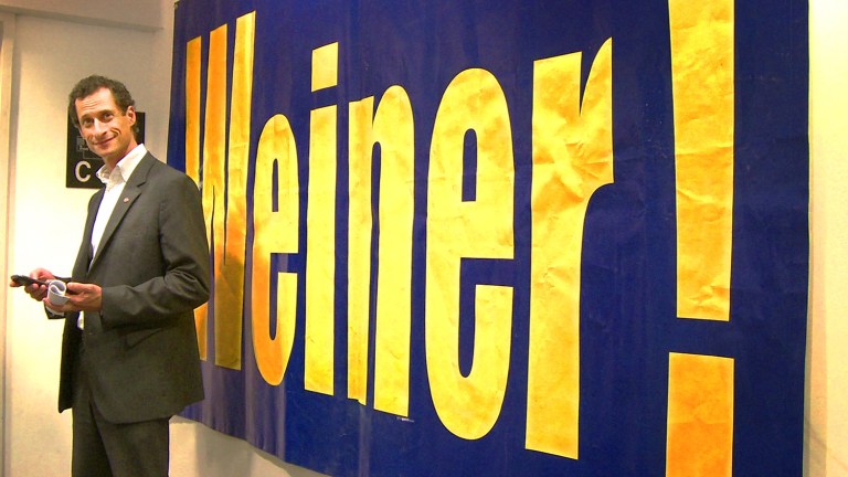 Anthony Weiner in a scene from the documentary, 