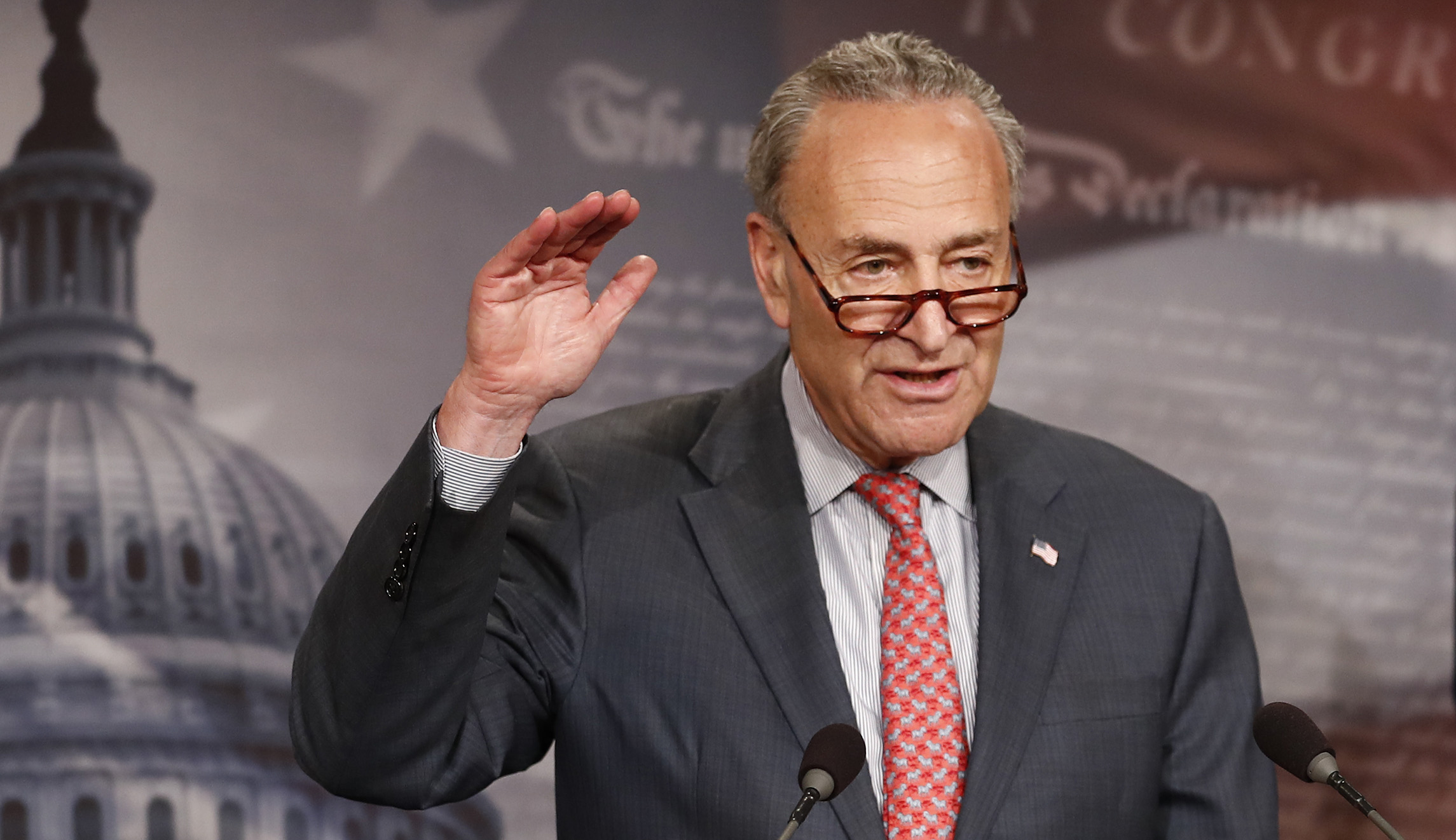 Chuck Schumer responds, demands Trump rescind cuts to anti-terrorism funding