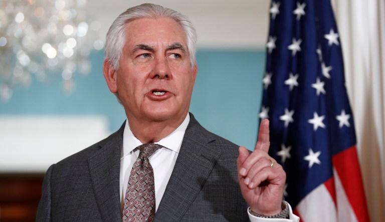 Secretary of State Rex Tillerson noted that designating North Korea as a state sponsoring terrorism is part of what President Trump describes as a 