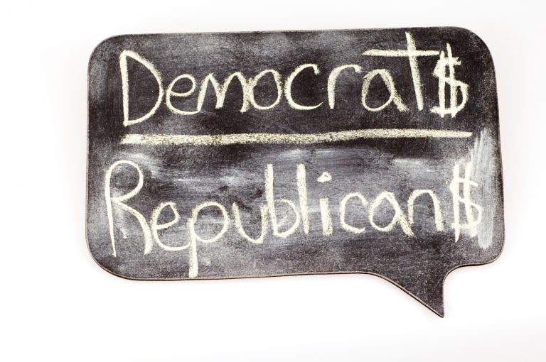 Here's how much the DSCC and NRSC raised in February. (iStock Photo)