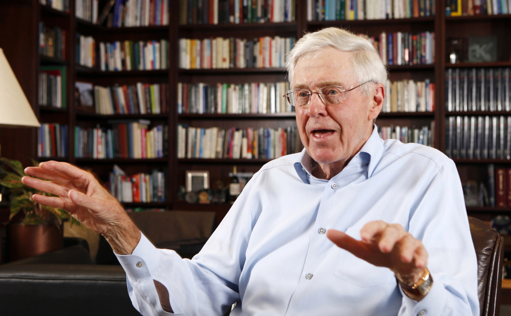 Here’s what Charles Koch told donors Saturday night