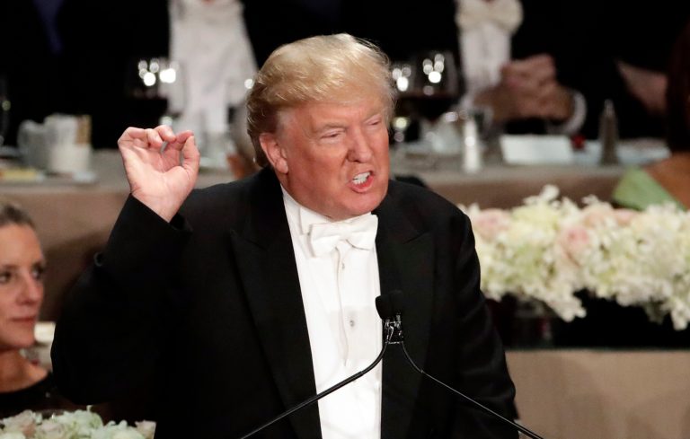 The grandson of Al Smith said Trump's roast of Clinton 