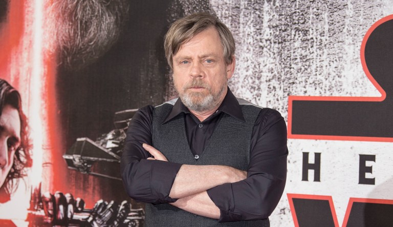 Reacting to one scene in the video where Federal Communications Commission Chairman Ajit Pai poses and dances with a lightsaber, actor Mark Hamill, who plays Luke Skywalker in the 
