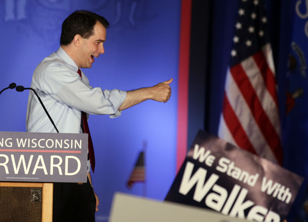Walker changes attitudes on public employee unions