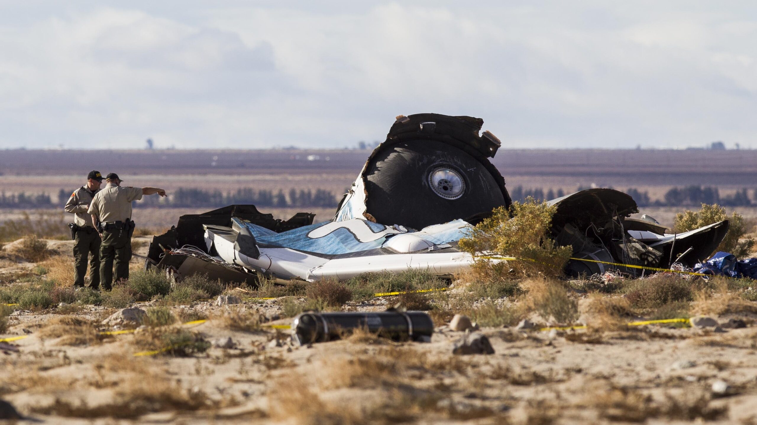 Feds begin investigating Virgin Galactic crash