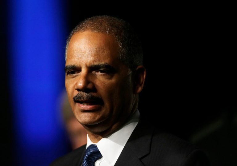 Attorney General Eric Holder claims a redistricting law in Texas violates the Voting Rights Act. (AP Photo/Eric Risberg)